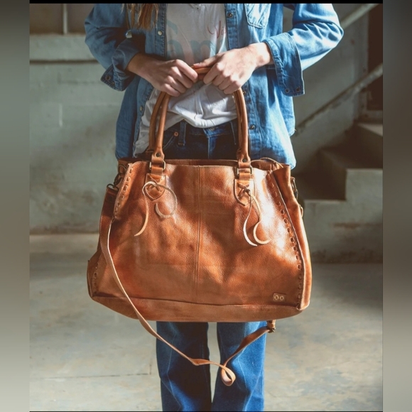 BedSTU Rockaway Handbag in Tan Rustic (see details)